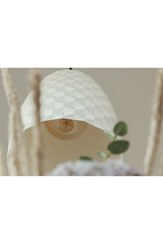 Perla Tekli Avize Yatak Odası, Mutfak, Salon Özel Tasarım-Avize (PLASTİK-Duy Dahil Değildir)