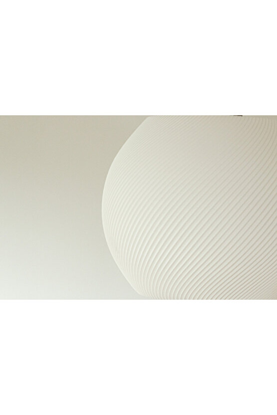 Linea Tekli Oval Çizgi Şekilli Plastik Avize Salon, Mutfak, Çocuk Odası Ve Yatak Odası İçin Uygun