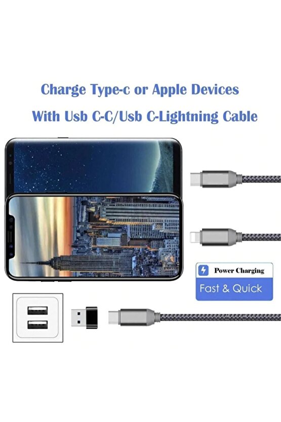 Iphone 11 12 13 14 Yeni Nesil Başlık Aparatı Type-c To Usb Dönüştürücü Otg Çevirici)