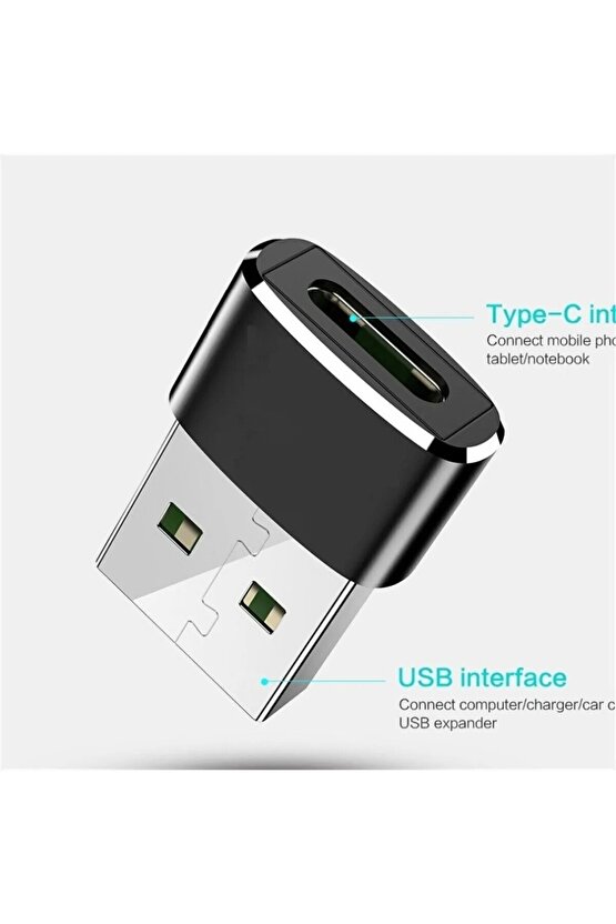 Yeni Nesil Başlık Aparatı Type-c To Usb Dönüştürücü Otg Çevirici