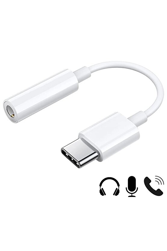 Yüksek Kalite Tak Çalıştır Type-c To Aux 3.5mm Kulaklık Jak Dönüştürücü