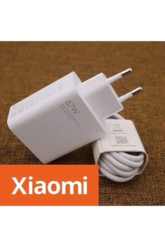 Xiaomi Mi 11 67 Watt Orjinal Turbo Şarj Cihazı Redmi Mi 6a Type-c Data Kablo + Myd-12-eh