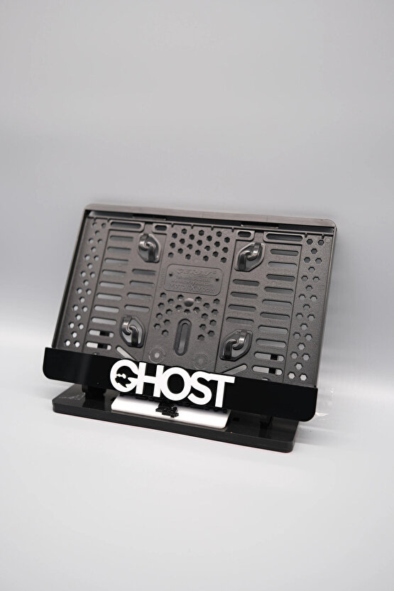 GHOST 2 ÇİZİMLİ 3D KABARTMALI PLEKSİ MOTOR PLAKALIĞI