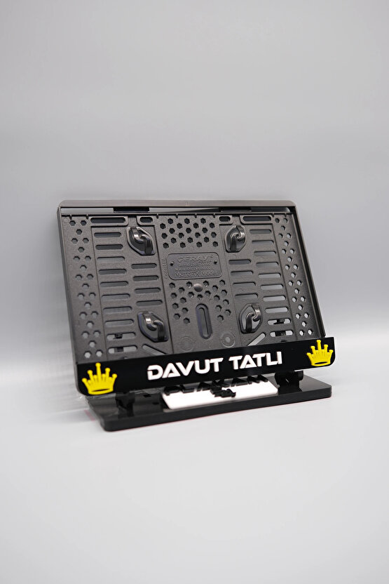 TAÇLI KİŞİYE ÖZEL İSİMLİ PLEKSİ MOTOR PLAKALIĞI