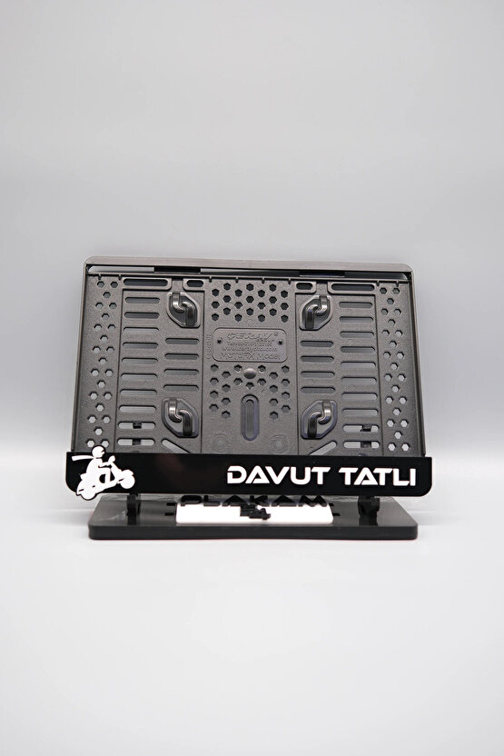 SCOOTER MODEL KİŞİYE ÖZEL İSİMLİ PLEKSİ MOTOR PLAKALIĞI