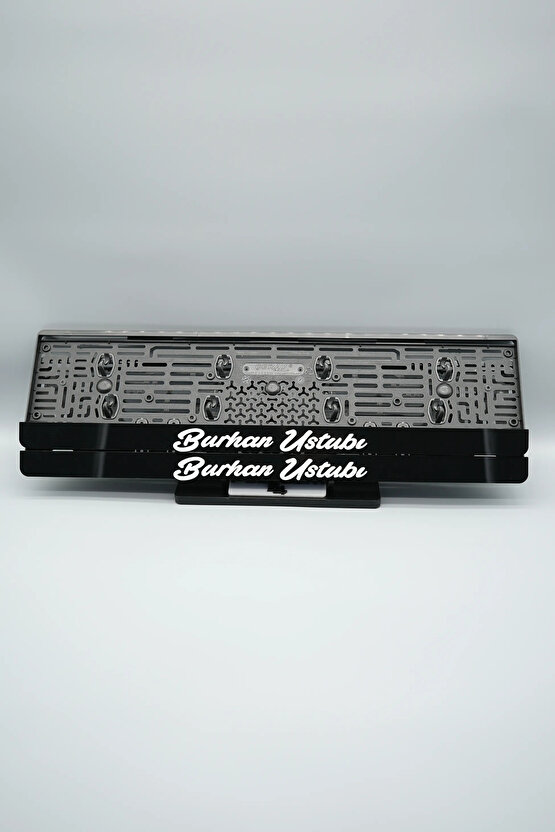 EL YAZI FONTLU KİŞİYE ÖZEL İSİMLİ PLEKSİ ARABA PLAKALIĞI