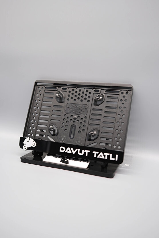 EVRİM RACING MODEL KİŞİYE ÖZEL İSİMLİ PLEKSİ MOTOR PLAKALIĞI