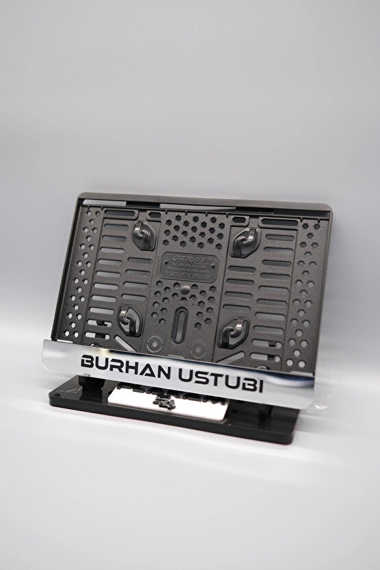 GÜMÜŞ KİŞİYE ÖZEL İSİMLİ PLEKSİ MOTOR PLAKALIĞI