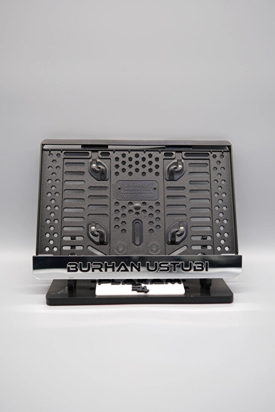 GÜMÜŞ KİŞİYE ÖZEL İSİMLİ PLEKSİ MOTOR PLAKALIĞI