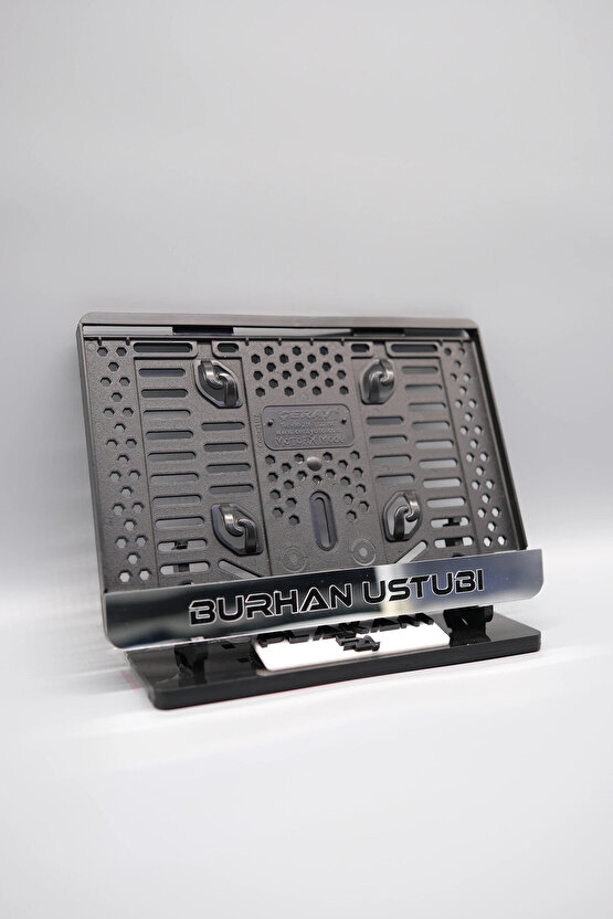 GÜMÜŞ KİŞİYE ÖZEL İSİMLİ PLEKSİ MOTOR PLAKALIĞI