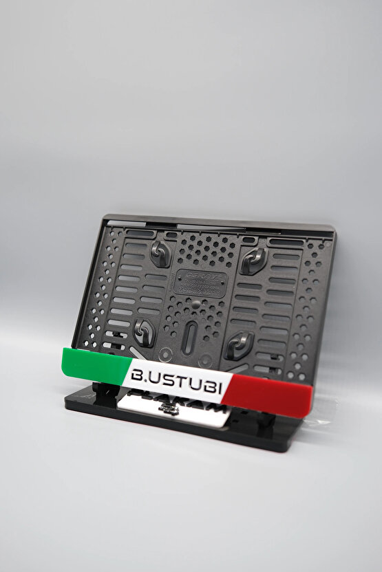 İTALYA TEMALI KİŞİYE ÖZEL GÜMÜŞ İSİMLİ PLEKSİ MOTOR PLAKALIĞI