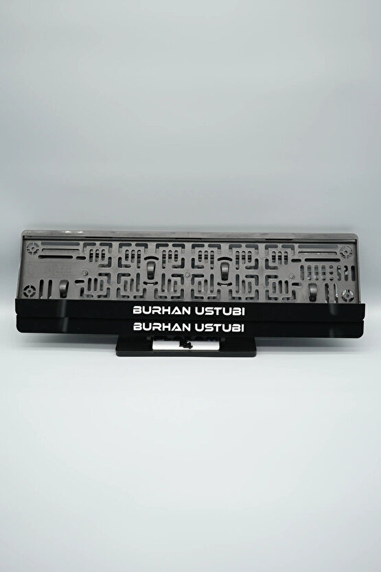 KİŞİYE ÖZEL İSİMLİ SİYAH PLEKSİ ARABA PLAKALIĞI