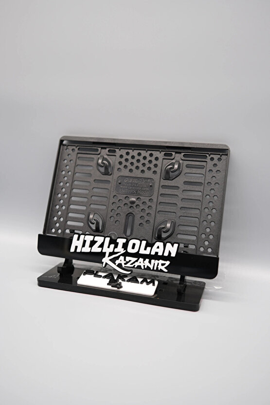 HIZLI OLAN KAZANIR 3D KABARTMALI PLEKSİ MOTOR PLAKALIĞI