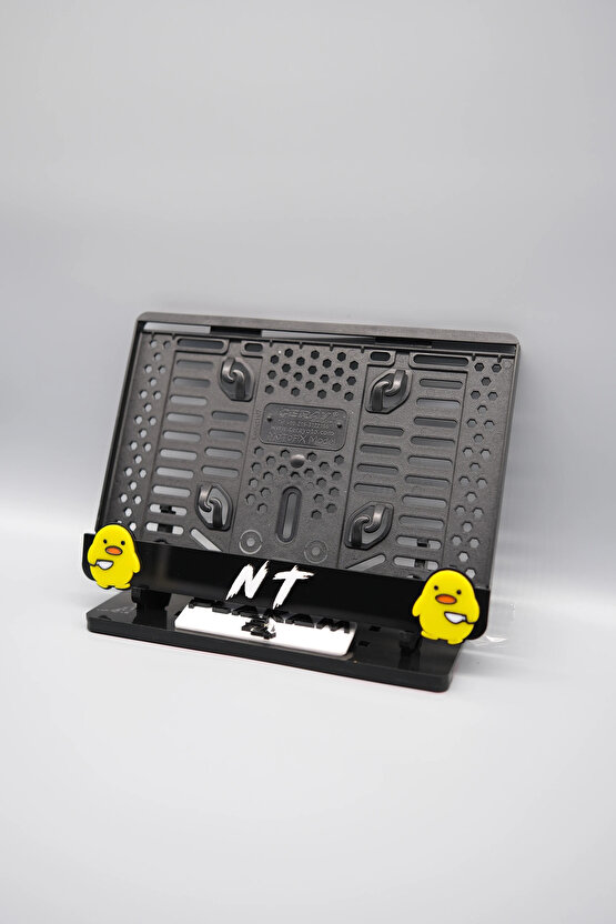 KATİL CİVCİV NT YAZILI 3D KABARTMALI SİYAH PLEKSİ MOTOR PLAKALIĞI