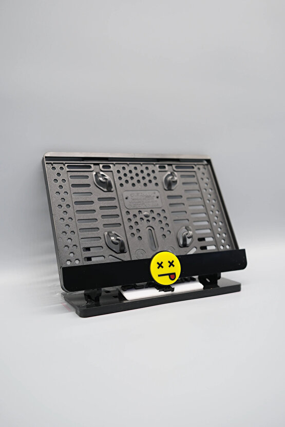 DEAT FACE EMOJİ 3D KABARTMALI PLEKSİ MOTOR PLAKALIĞI