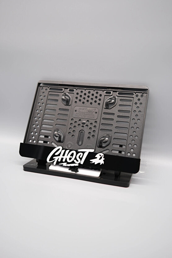 GHOST 3D KABARTMALI PLEKSİ MOTOR PLAKALIĞI