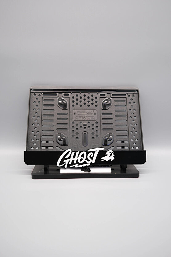 GHOST 3D KABARTMALI PLEKSİ MOTOR PLAKALIĞI