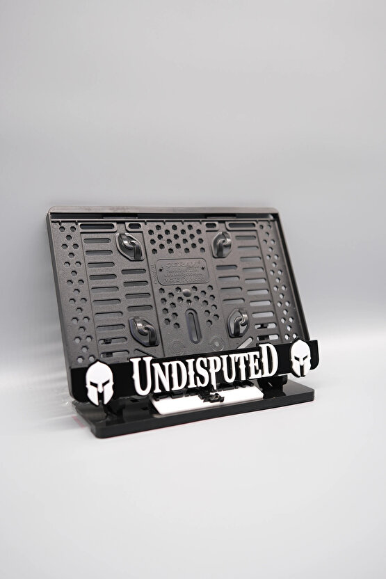 UNDISPUTED 3D KABARTMALI PLEKSİ MOTOR PLAKALIĞI