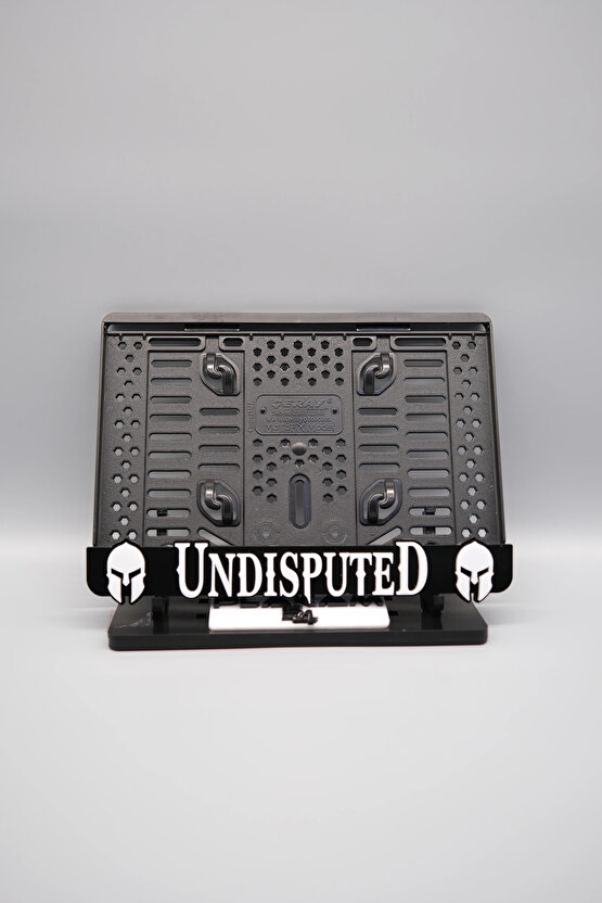 UNDISPUTED 3D KABARTMALI PLEKSİ MOTOR PLAKALIĞI