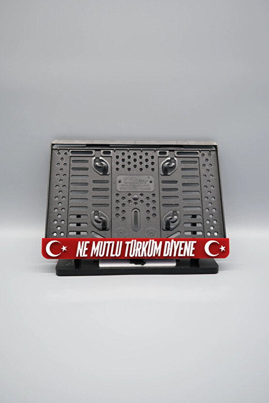 NE MUTLU TÜRKÜM DİYENE 3D KABARTMALI PLEKSİ MOTOR PLAKALIĞI