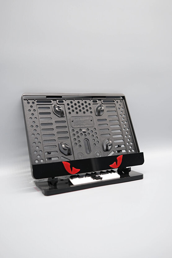 EJDERHA GÖZÜ 3D KABARTMALI MODEL 2 KIRIMIZI PLEKSİ MOTOR PLAKALIĞI