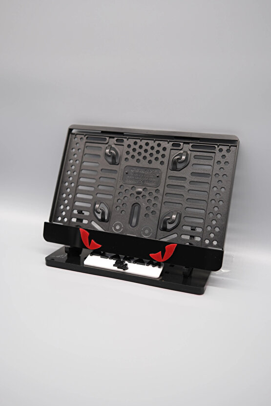 EJDERHA GÖZÜ 3D KABARTMALI MODEL 2 KIRIMIZI PLEKSİ MOTOR PLAKALIĞI