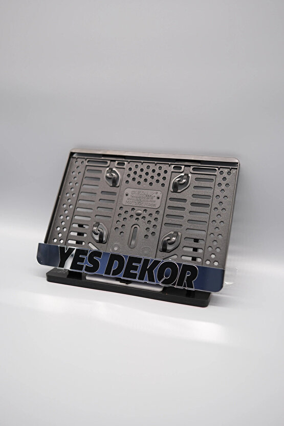 YES DEKOR GÜMÜŞ PLEKSİ MOTOR PLAKALIĞI