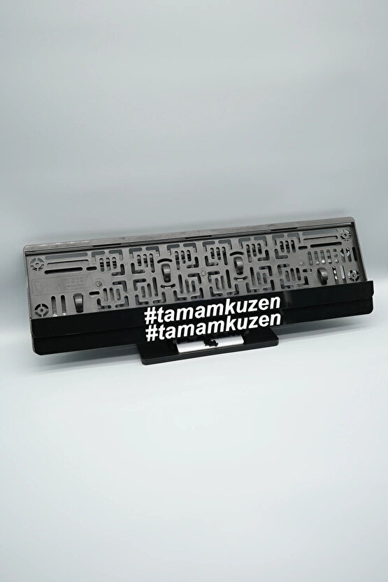 #TAMAMKUZEN 3D KABARTMALI PLEKSİ ARABA PLAKALIĞI