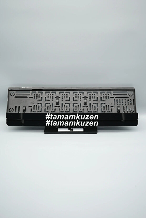 #TAMAMKUZEN 3D KABARTMALI PLEKSİ ARABA PLAKALIĞI