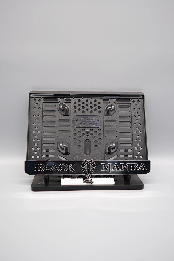 BLACK MAMBA GÜMÜŞ PLEKSİ MOTOR PLAKALIĞI