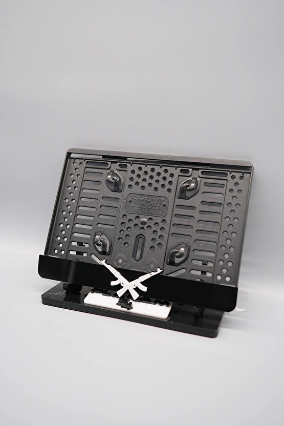 ÇAPRAZ KELEŞLER 3D KABARTMALI PLEKSİ MOTOR PLAKALIĞI