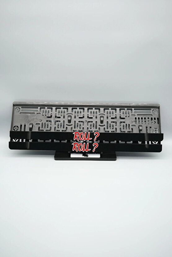 ROLL? YAZILI 3D KABARTMALI PLEKSİ ARABA PLAKALIĞI