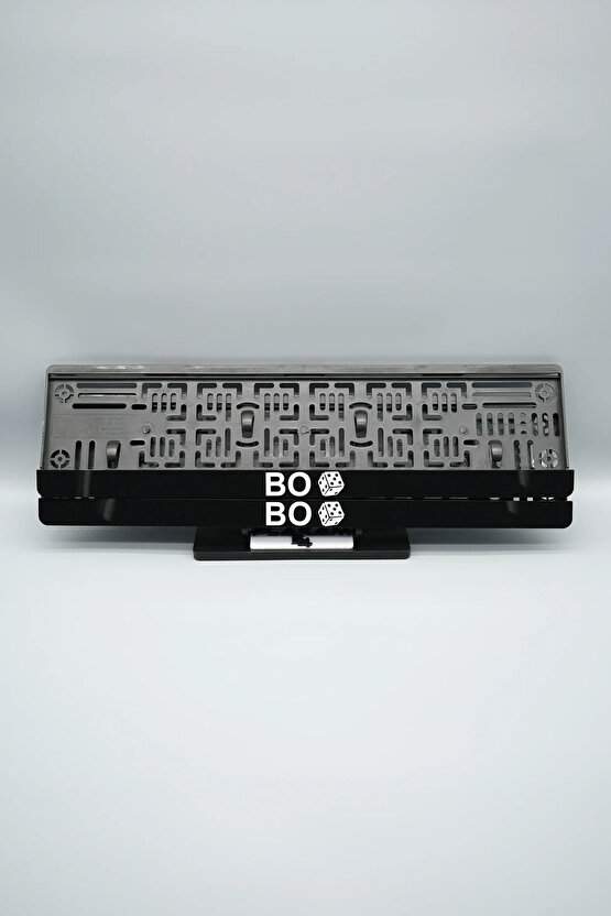 BO ZAR 3D KABARTMALI PLEKSİ ARABA PLAKALIĞI