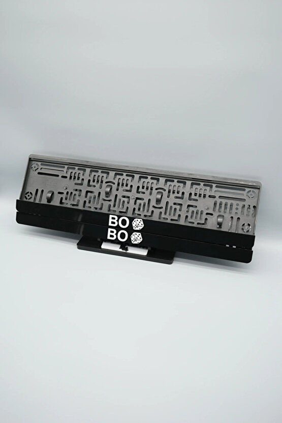 BO ZAR 3D KABARTMALI PLEKSİ ARABA PLAKALIĞI