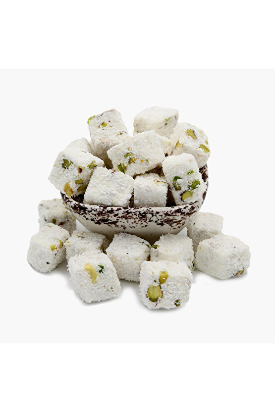 Çifte Kavrulmuş Sütlü Kuş Lokumu-tatlandırıcı Içermez-doğal Enfes Lezzet (500 GR)