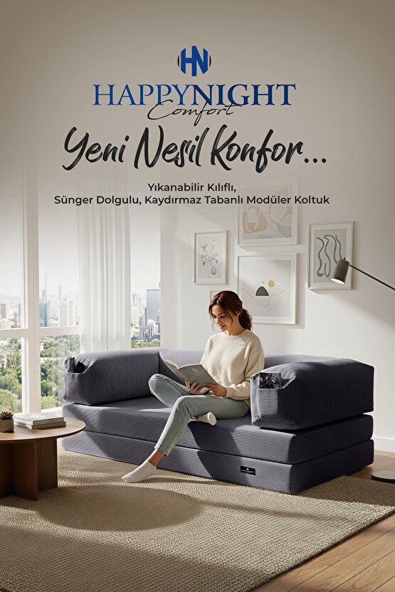 Sofya Aktivite Koltuğu | Oyun Koltuğu | Sünger Koltuk | Sinema Koltuğu | 90x180