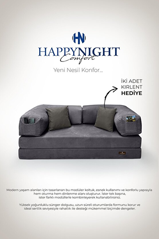 Sofya Aktivite Koltuğu | Oyun Koltuğu | Sünger Koltuk | Sinema Koltuğu | 90x180