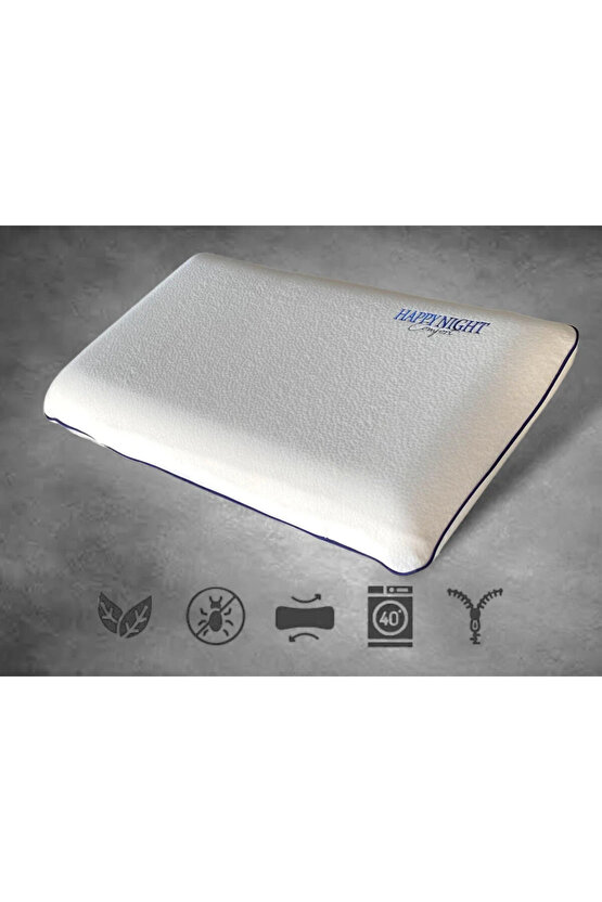 Lajivert Biyeli Visco Yastık 100% Orijinal 40x70x11 cm