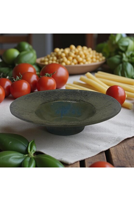 Ruw Sprout 24cm Porselen Makarna Tabağı ve Salata Tabağı