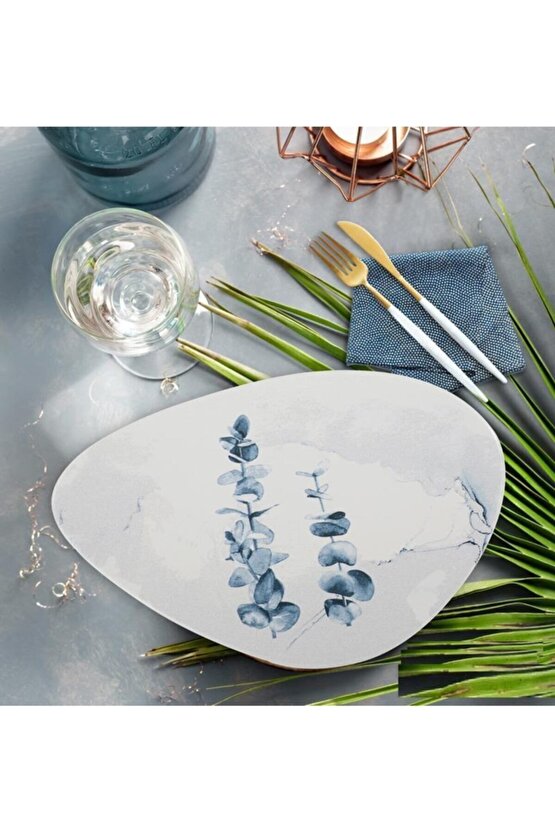 Oscar 35 Cm Servis Tabağı Mat Beyaz 19861