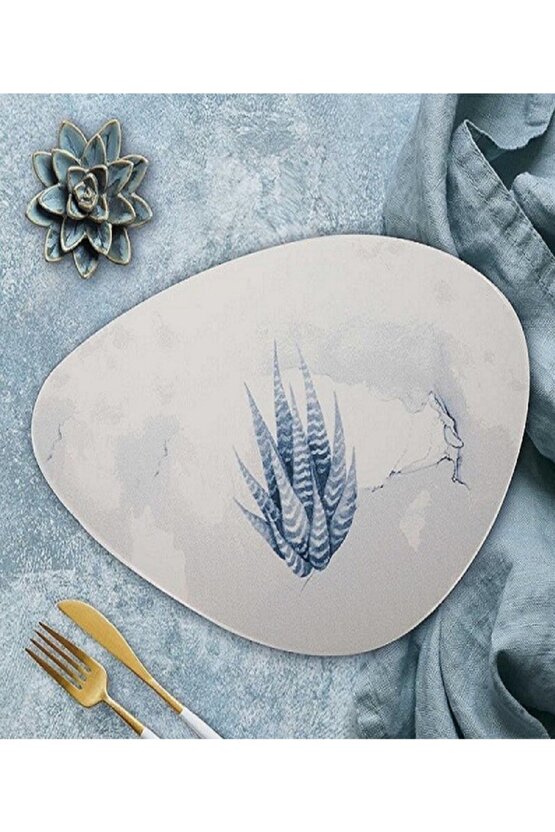 Blue Magic Oscar Servis Tabağı 35 Cm 6 Adet