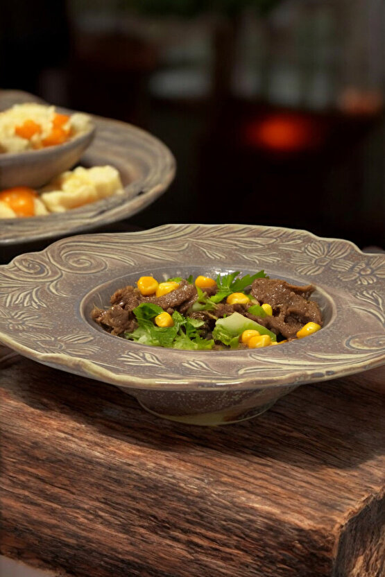 Ivy Nebula 26cm Porselen Makarna ve Salata Tabağı