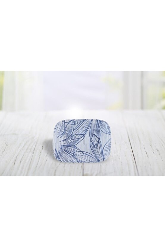 2 Li Kayık Dıkdortgen 13 Cm Mat Beyaz