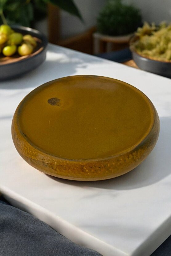 Plume Porselen 25cm Düz Servis Sunum Tabağı