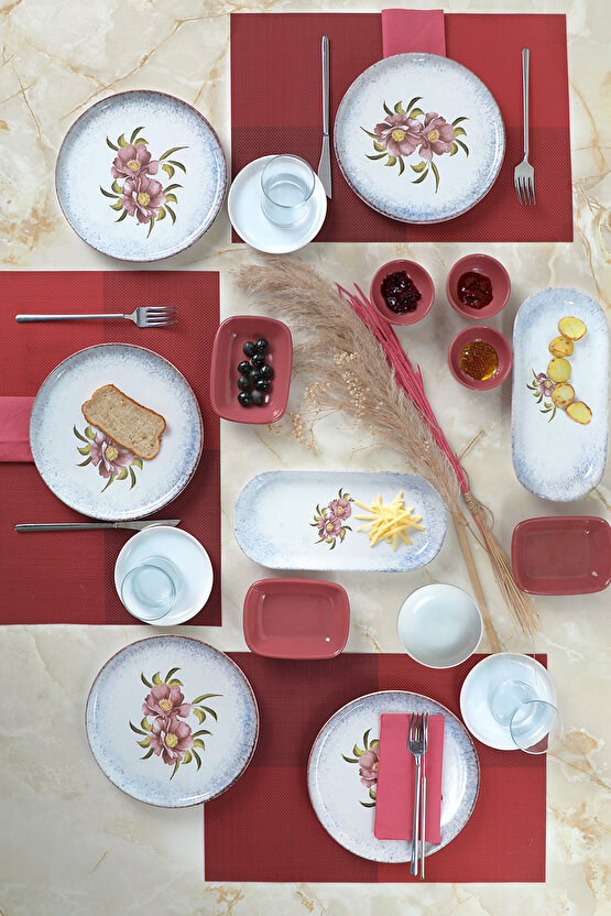 Polya 29 Parça 6 Kişilik Kahvaltı Takımı