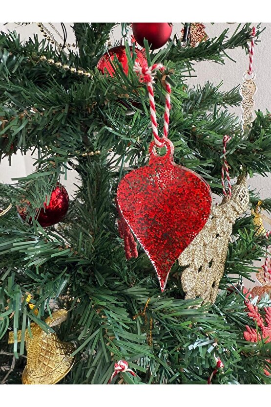 12 Adet epoksi yılbaşı ağacı süsleri 1