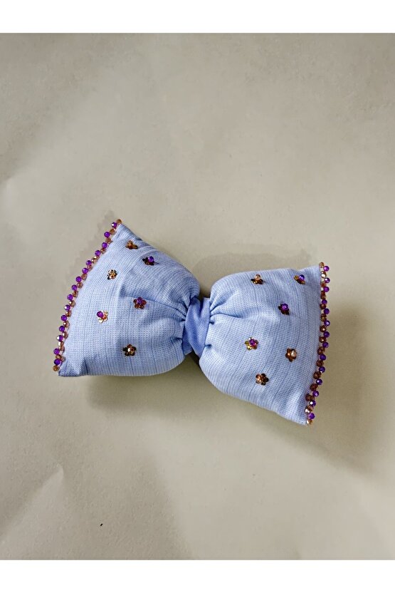 Boncuk İşlemeli Fiyonk Otomatik Toka 3