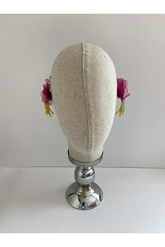 Best Of Cemil İpekçi Defile Tasarım Küpe Seti 11