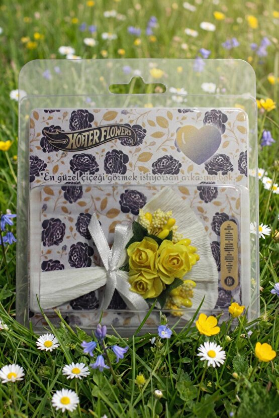 Minik Buket Hotter Flowers Özel Gün Hediyesi Solmayan Çiçek Buketi
