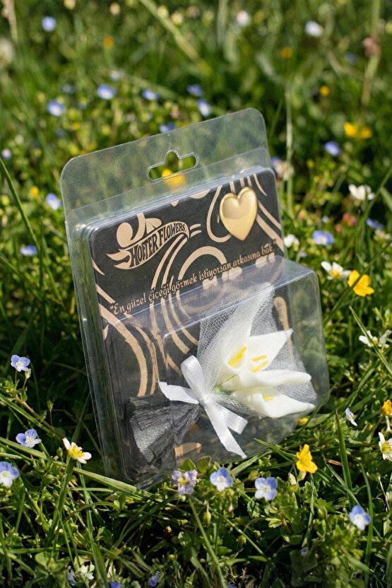 Minik Buket Hotter Flowers Konseptli Kutulu Aynalı Çiçek 14 Şubat Sevgililer Günü Özel Viral Hediye